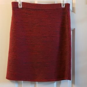Mossimo Red Sweater Pencil Skirt